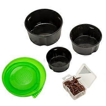 Plastic Worm and Bait Storage Box