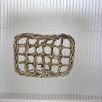 Pet Grass Weaving Spot Seaweed Weaving Rabbit Parrot Bites Seaweed Weaving Small Pet Teeth Grinding Cage Birds