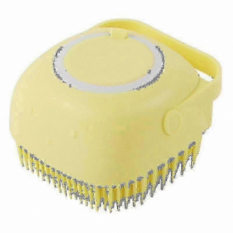 Pet Bathing and Massaging Square Silicone Brush COS