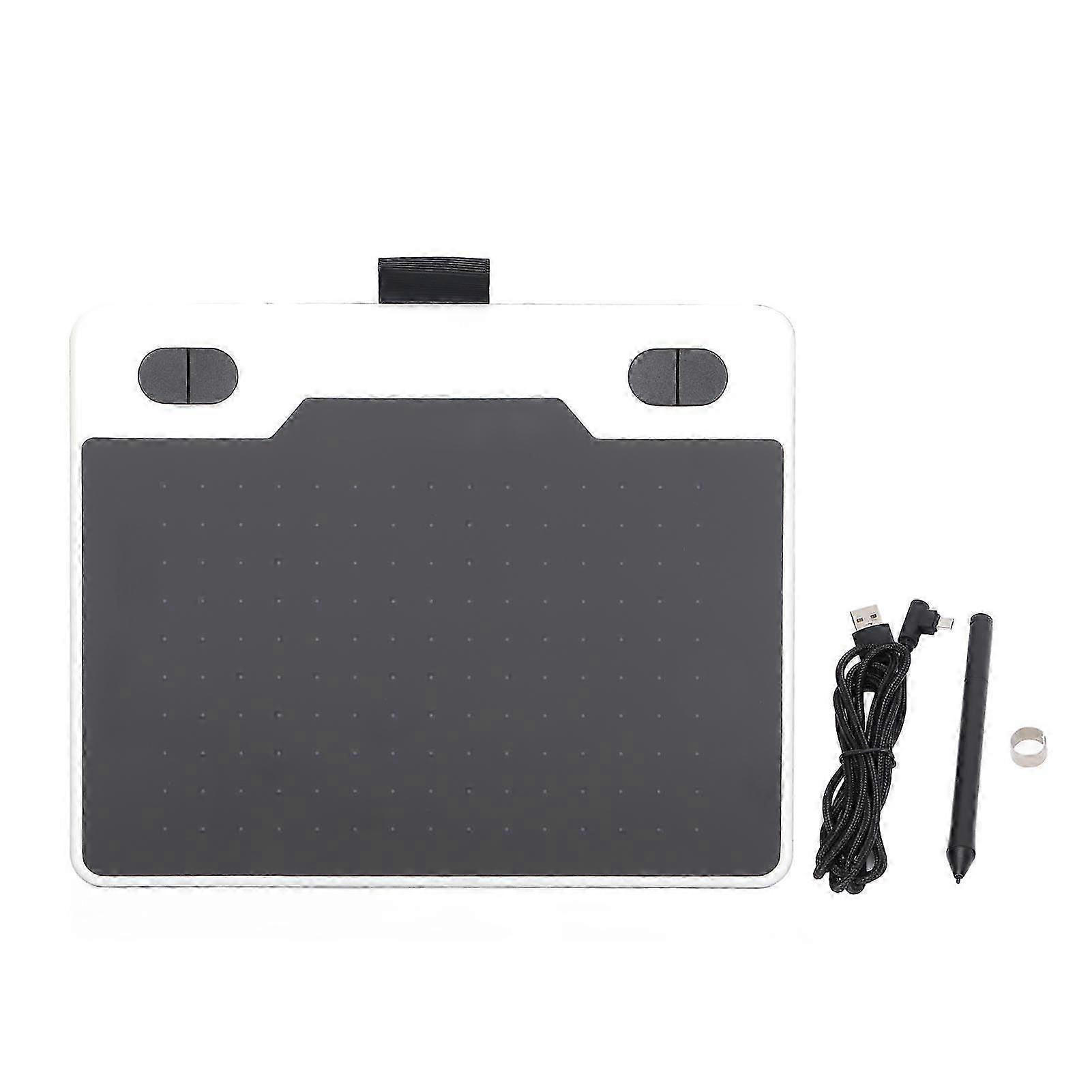 Digital Tablet Automatic Recognition Electromagnetic Induction Fast Reading 5080LPI Resolution Graphic Drawing TabletWhite