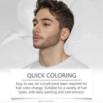 Men's Instant Hair Shampoo (Brown) Is Carefully Formulated With Sodium Lauryl Ether Sulfate And 2, 4-Diaminophenoxyethanol Hydrochloride
