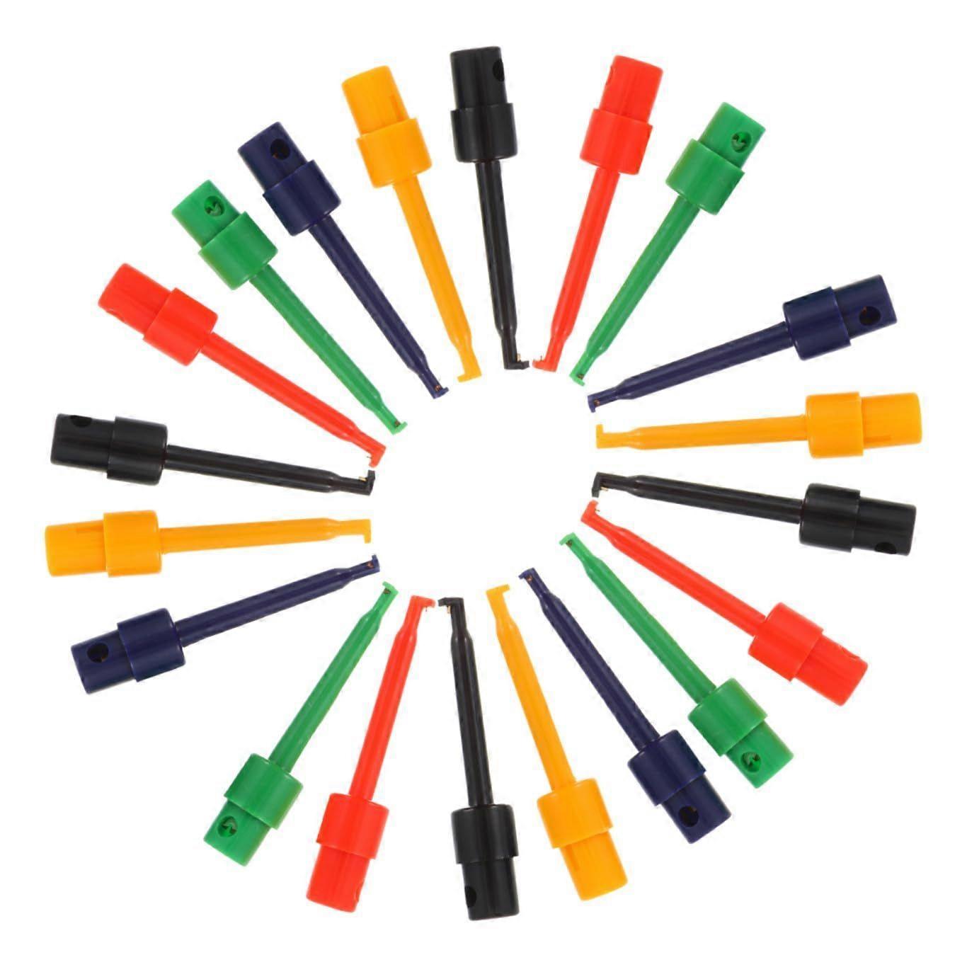 Test Clip 20pcs Plastic Test Hook for Electronic Testing