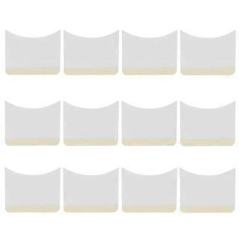 160Pcs Eyelash Removal Pads White Non-Woven Cleaning Patches for Safe Lash Extension Grafting Salon and Home Use