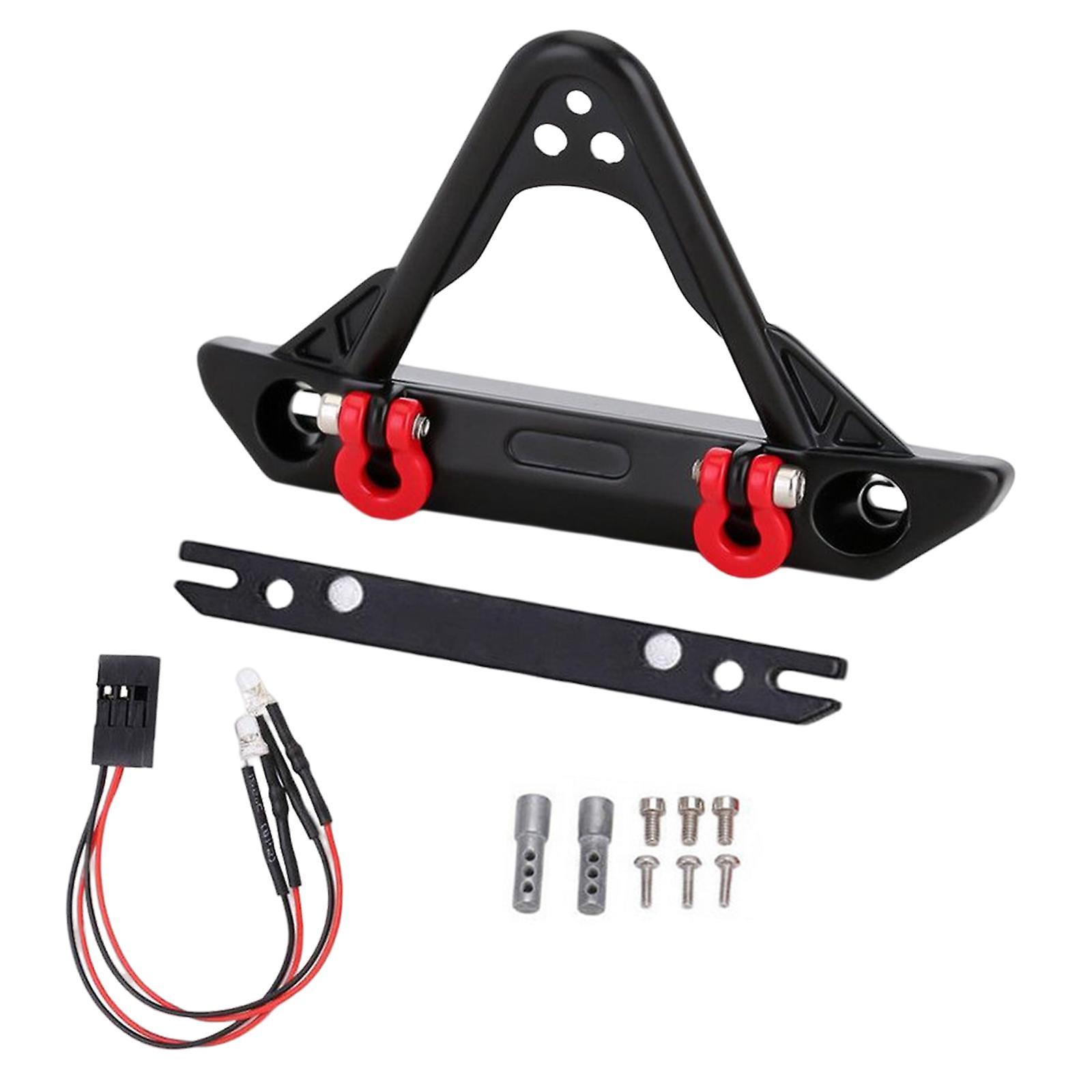 Upgrade RC Car Front Bumper 1/24 Assembly for Axial SCX24 Crawler Vehicles Pointed