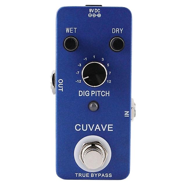 Cuvave Dig Pitch Guitar Effect Pedal With 9 Types Pitch Shift +- Oct Pitch Range Fuli Metal Shell True Bypass