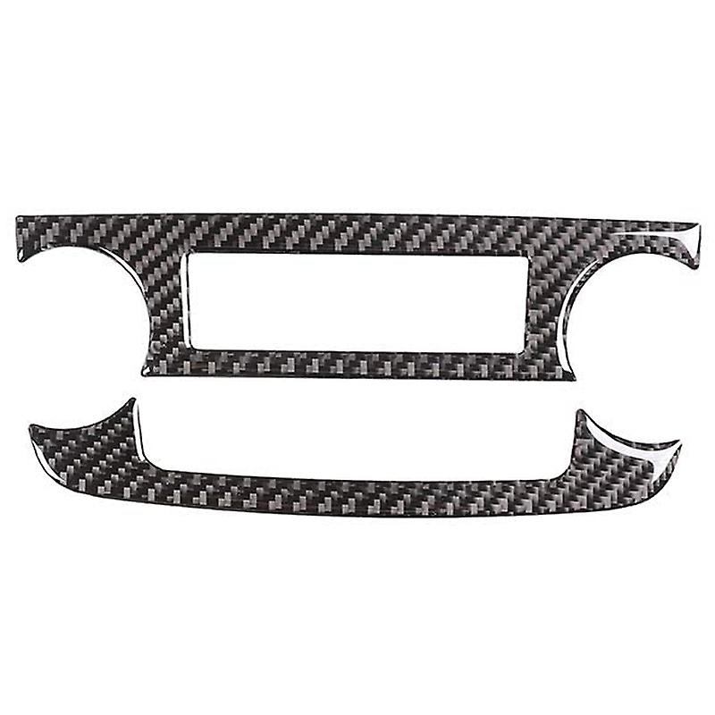 for -V 2007-2011 Soft Carbon Fiber Sticker Control Conditioning CD Adjustment Switch Panel