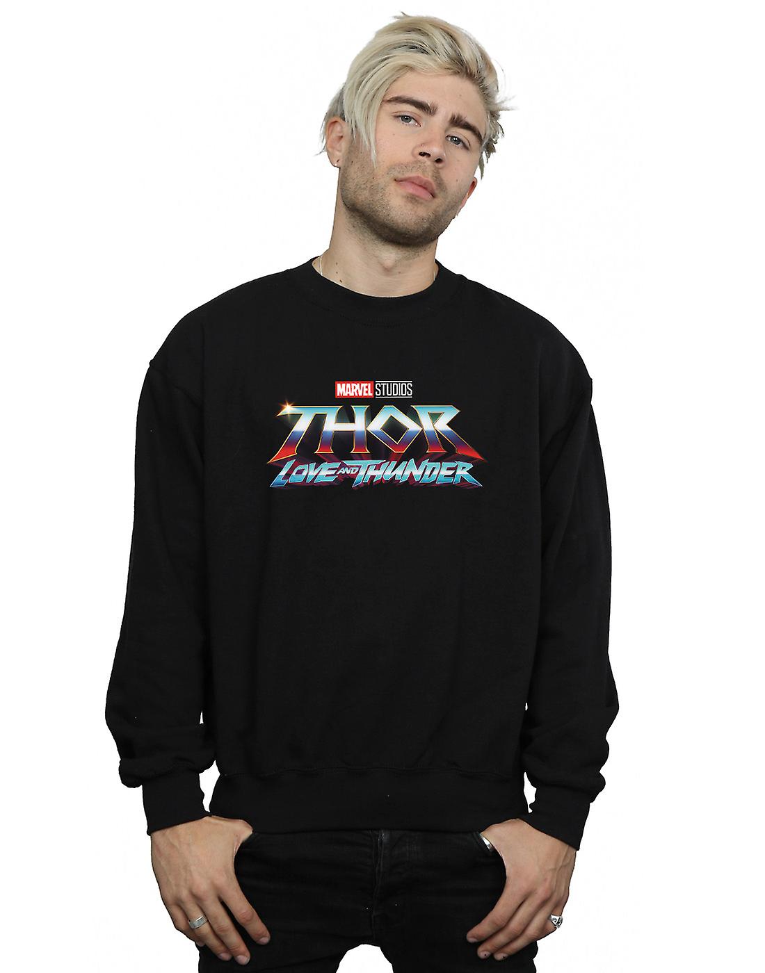 Marvel 男士 Thor Love And Thunder 标志卫衣
