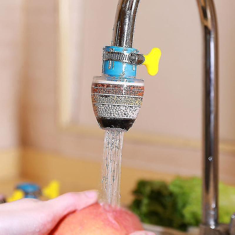Universal Faucet Filter Interface Water Purification Anti-spill Water-savingrandom Color-1pcs