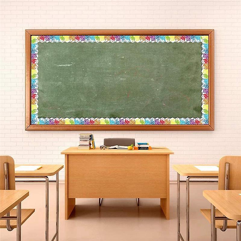 Bulletin Borders Stickers, 66.5Ft Decoration Borders for Bulletin Board/Black Board Trim,for Classr