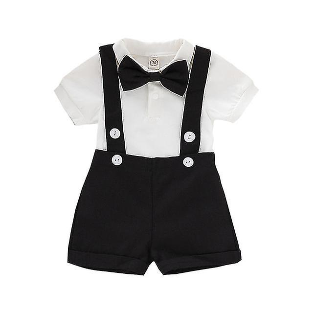 אופנה בייבי בנים טבילה תלבושת חתונה תינוק ג'נטלמן קבע מסיבת יום הולדת רשמית טבילה חליפה מתלה קשת טיי טיי רמפר