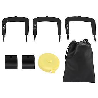 3pcs Golf Putt Alignment Goal Gate 50mm 55mm 60mm Aluminiumlegierung Golf Putting Trainingshilfe für Putt Ausrichtung