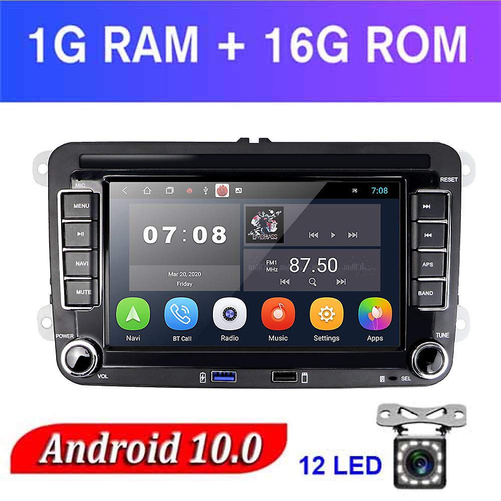 Ninesun Android 2 Din Car Radio Multimedia Player 7 Inch Gps Wifi Audio Stereo Receiver For Skoda//