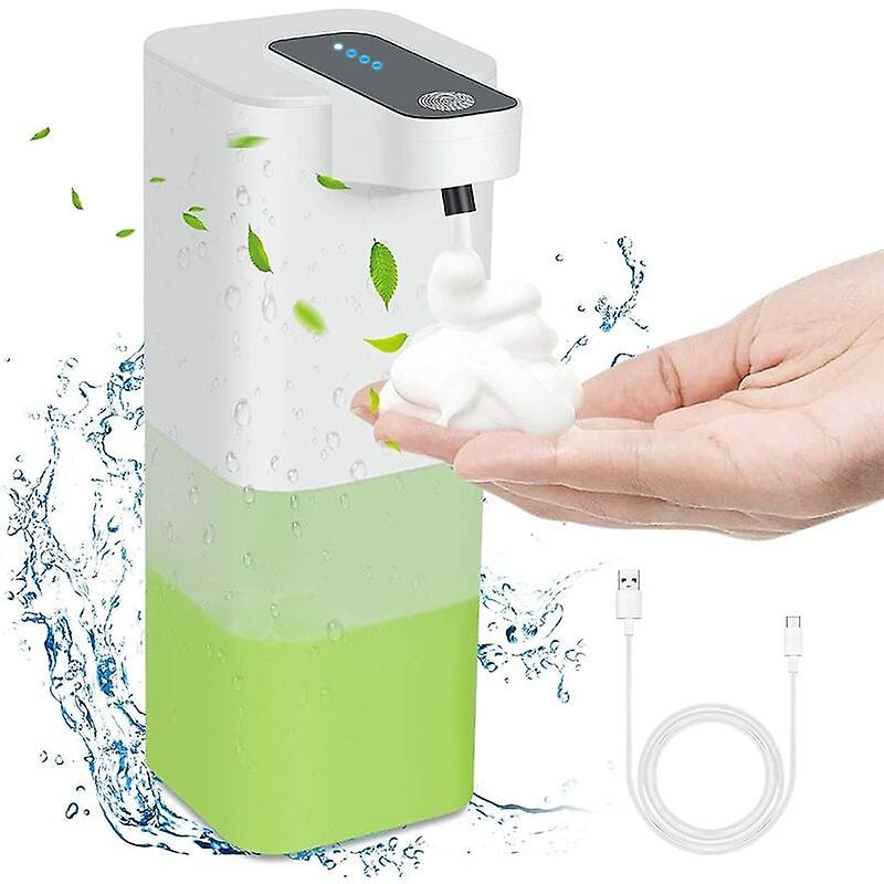 Automatic Soap Dispenser, Touchless Hand Sanitizer Dispenser, 4 Adjustable Speeds, USB Rechargeable Fast Foaming Speed ​​(Soap)