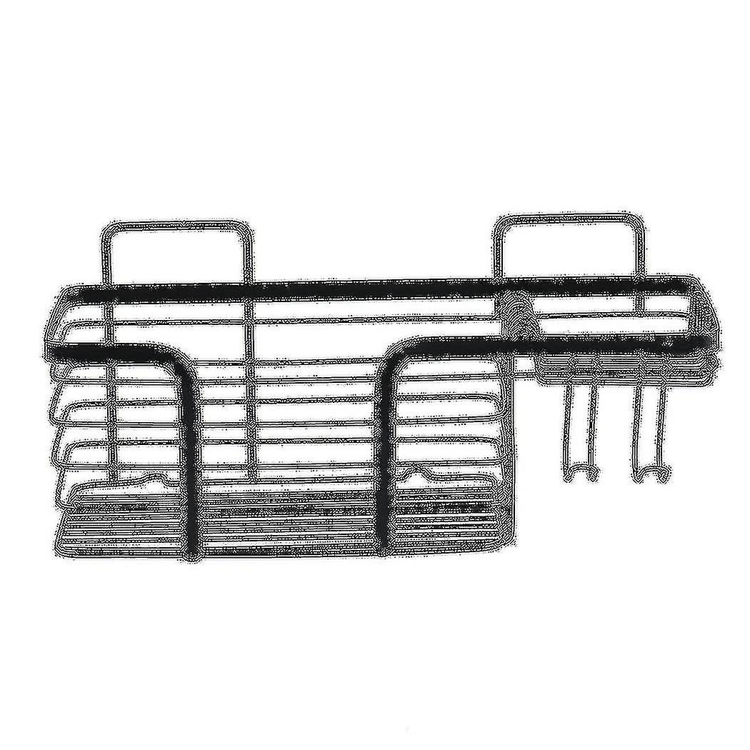 Shower Caddy Basket Adhesive Shower Shelf For Wall,black