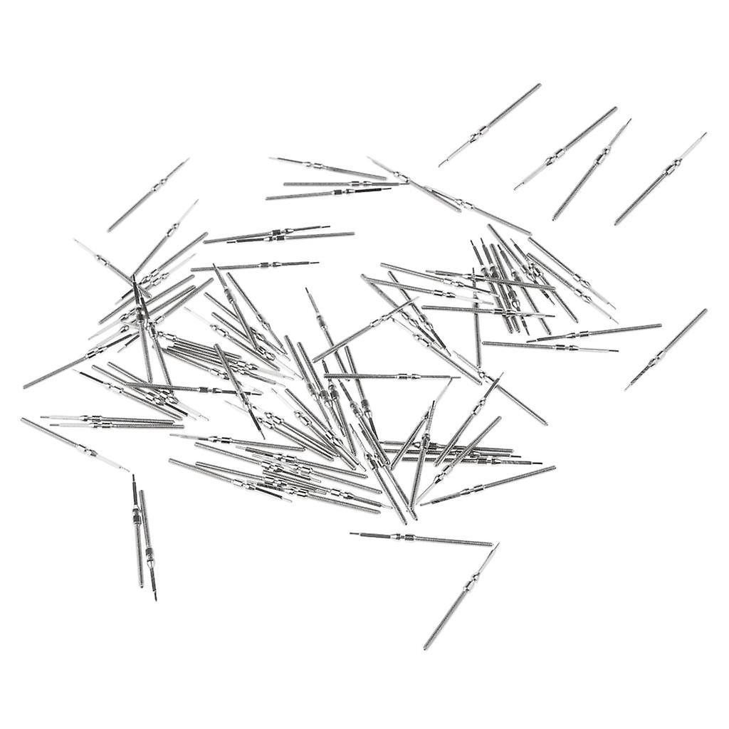 100 Pieces Set Silver Watch Winding Stem for Automatic Movements Tools 8205