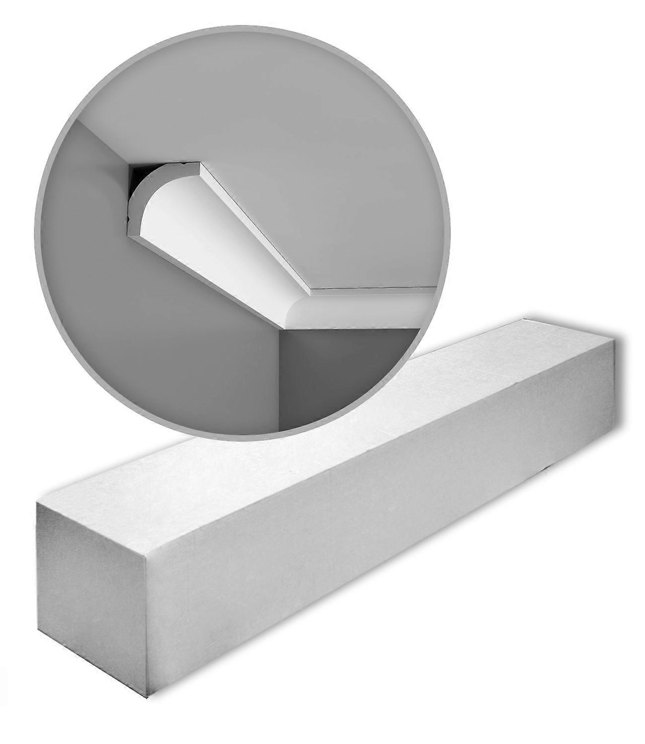 Orac Decor 10 x Crown mouldings CB520N-box-10 BASIXX Durofoam® white not primed