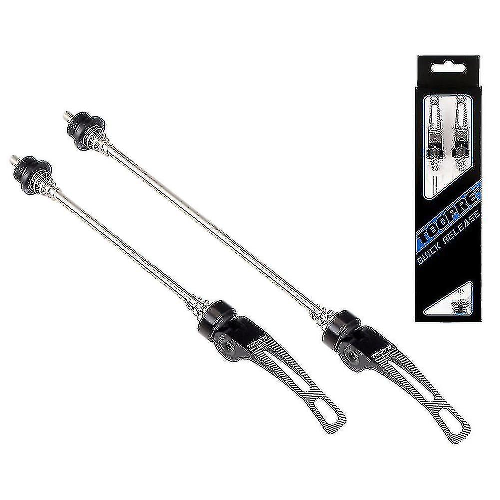 Bicycle Wheel Hub Skewers Front Rear QR Quick Release Skewers MTB Road Bike Clip Lever Axle 145/185mm 48g/pair Ti Axis Skewer