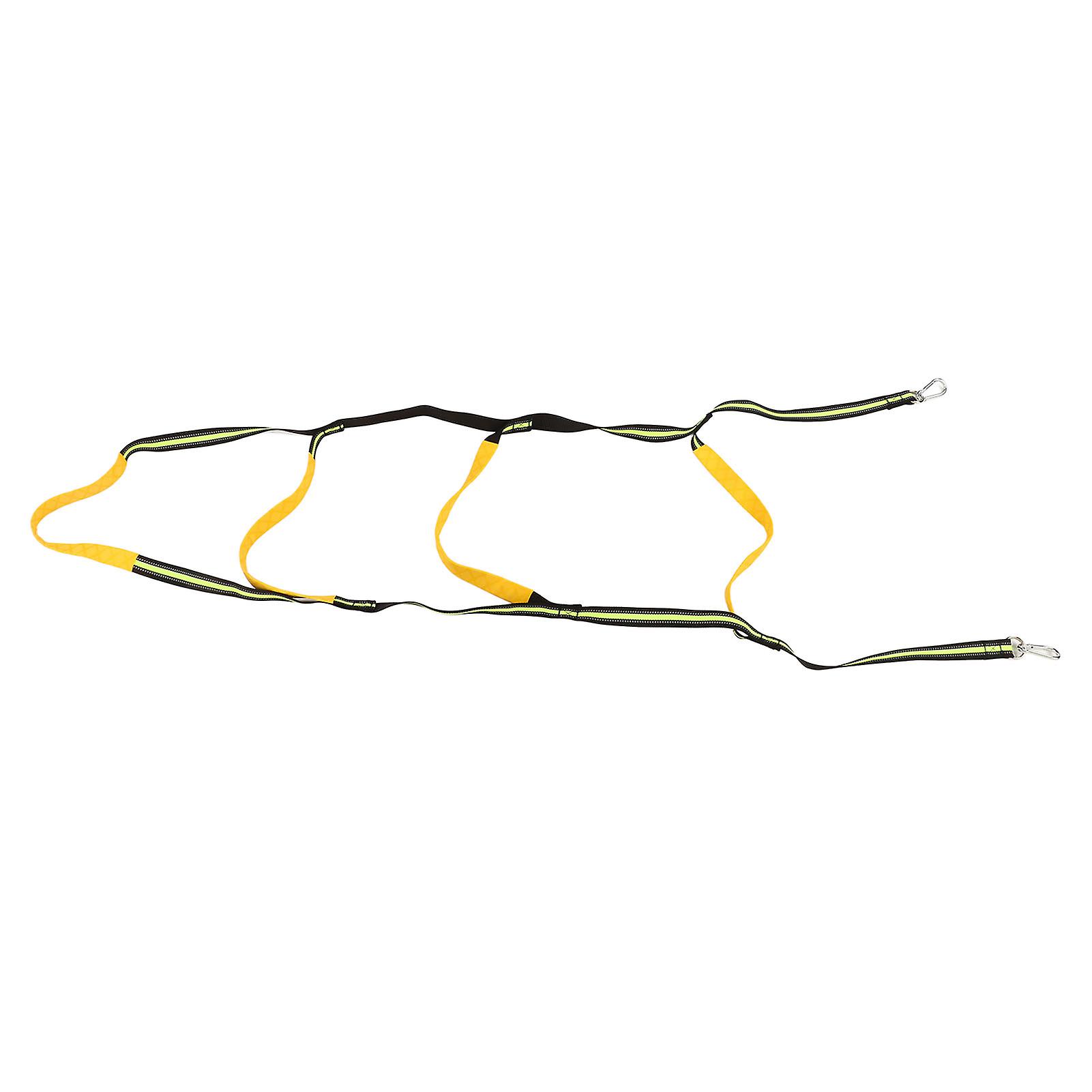 Step Boat Rope Ladder Stable Flexible Uv Proof Green Portable Boat Rope Ladder Strong Strength Safe With Buckle For Ships