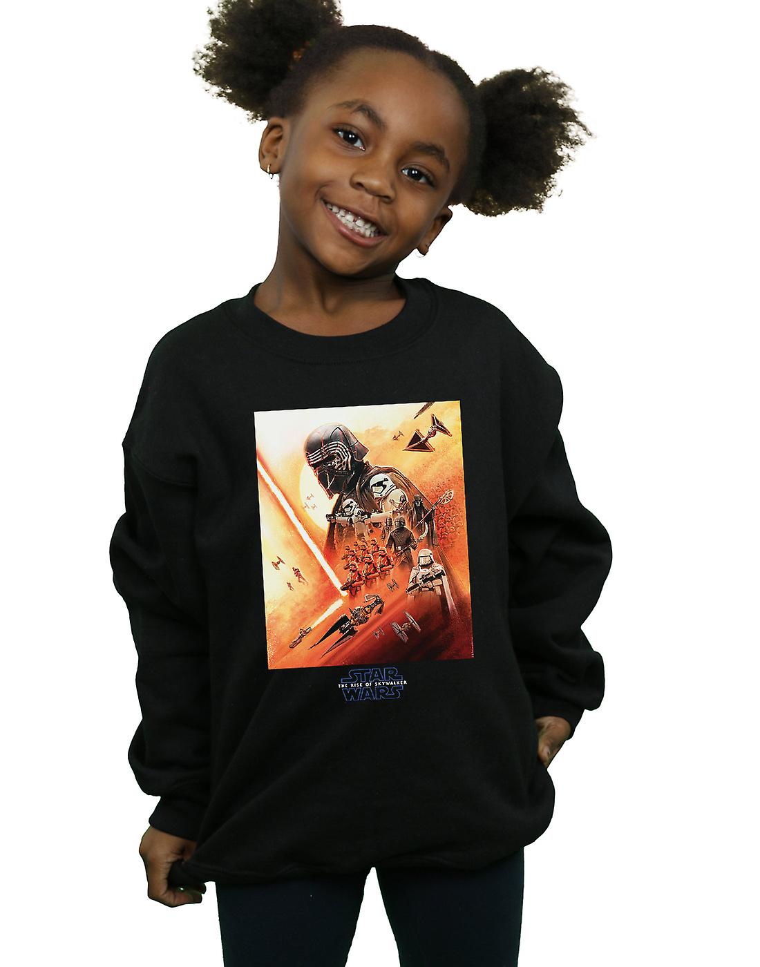 Star Wars The Rise Of Skywalker First Order Poster Girls Sweatshirt