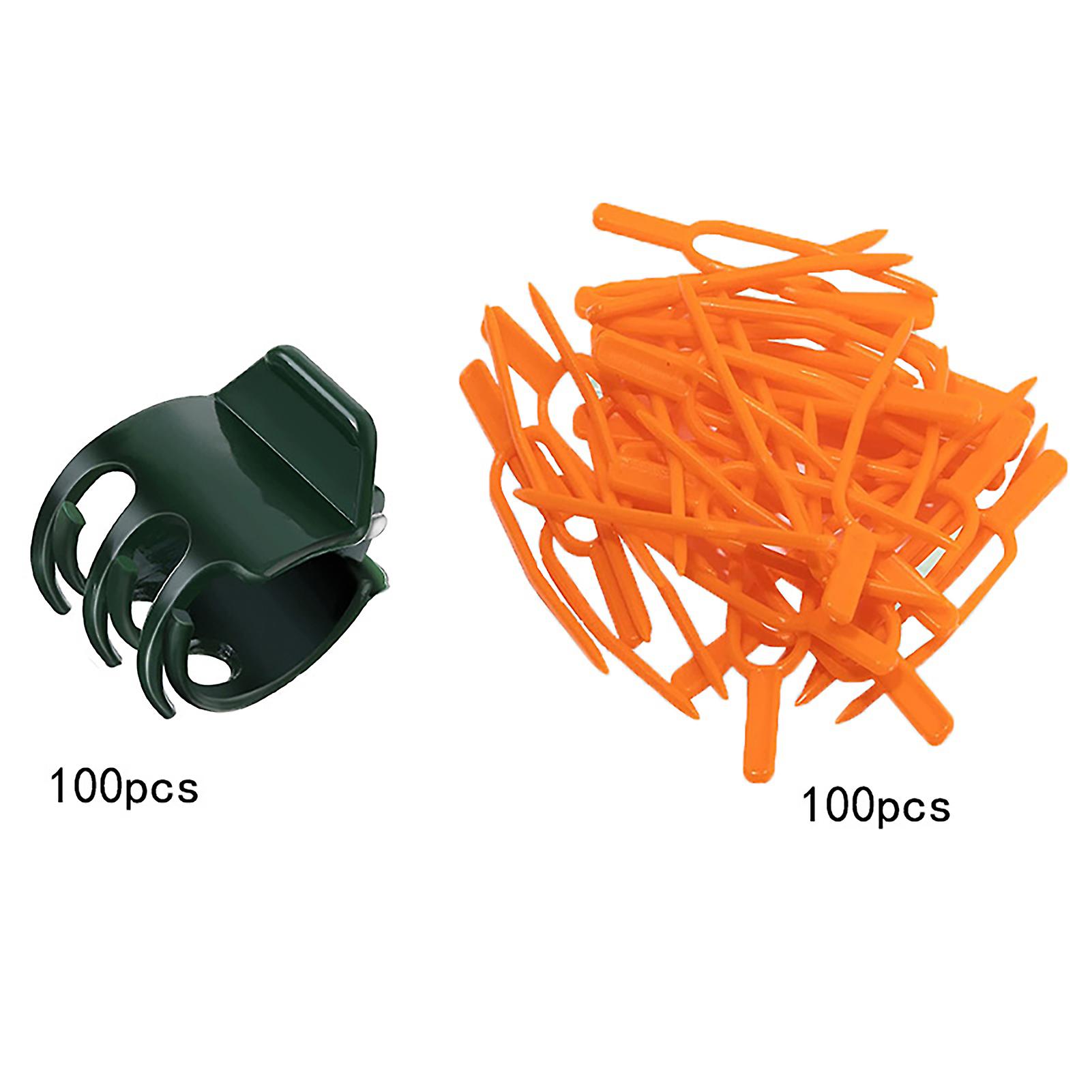 Plastic Fastening Plant Fixing Clip Good Toughness And Durability Plant Fixing Clip For Avoiding Plant Entanglement