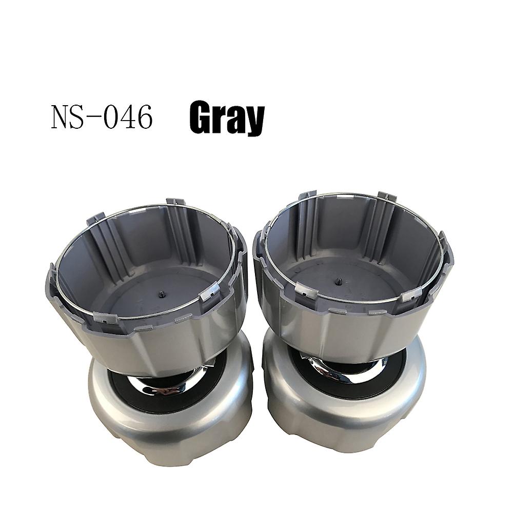 4pcs ruota centrale tappi mozzo copertura per Safari Patrol Y61 molti Nissan Suv coprimozzi auto cerchio polvere copertura grigio argenteo
