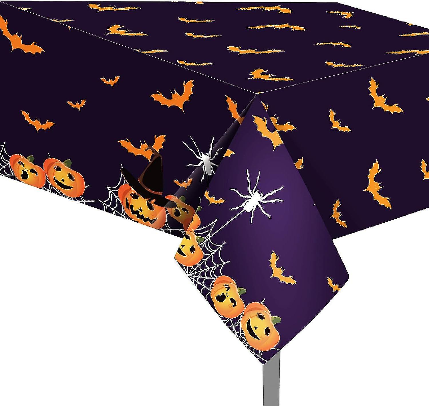 Premium Halloween Tablecloth: Rectangle Plastic Party Decor