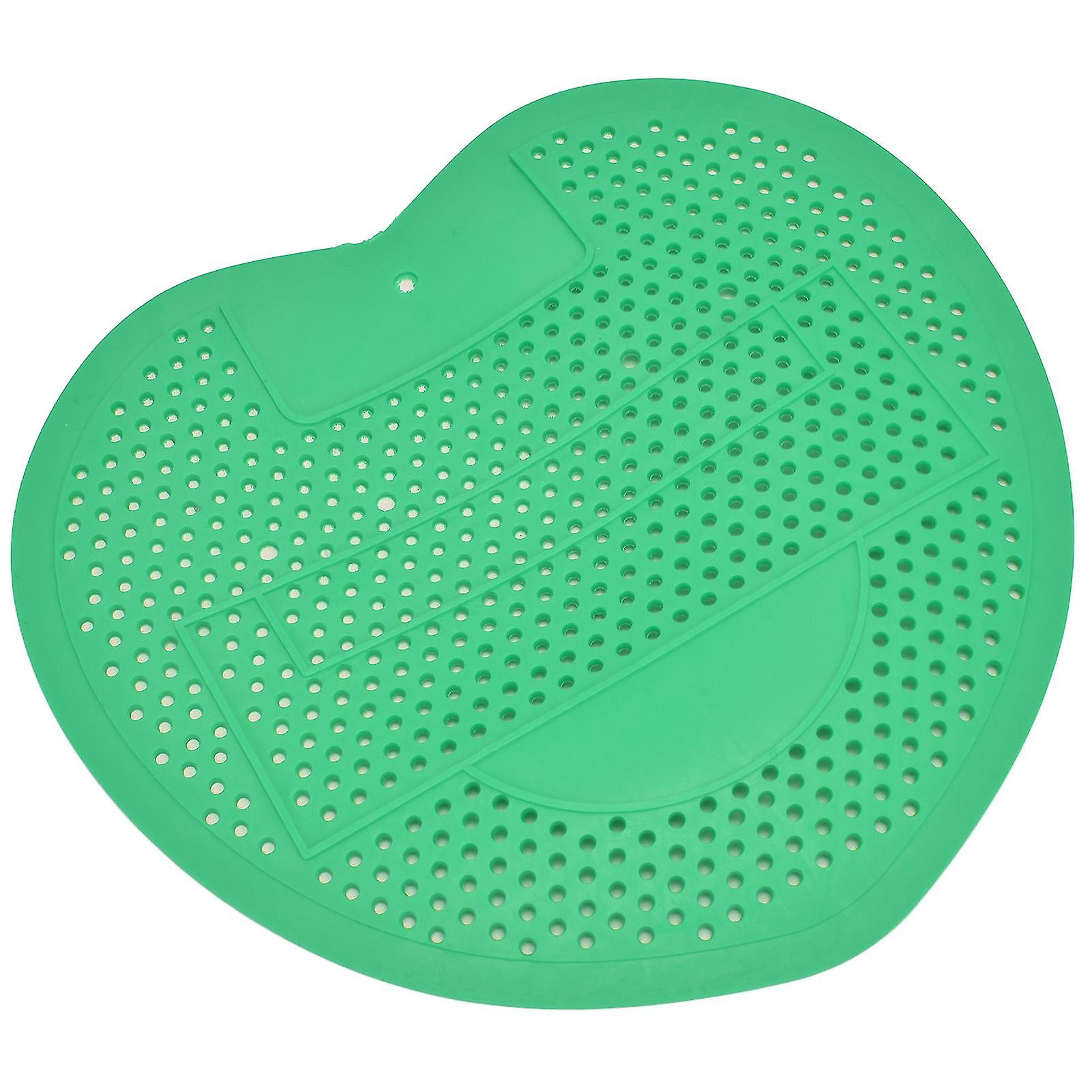 Urinal Screen Anti Blocking Durable Splashproof Urinal Deodorizer for Bathroom Office RestaurantGreen 