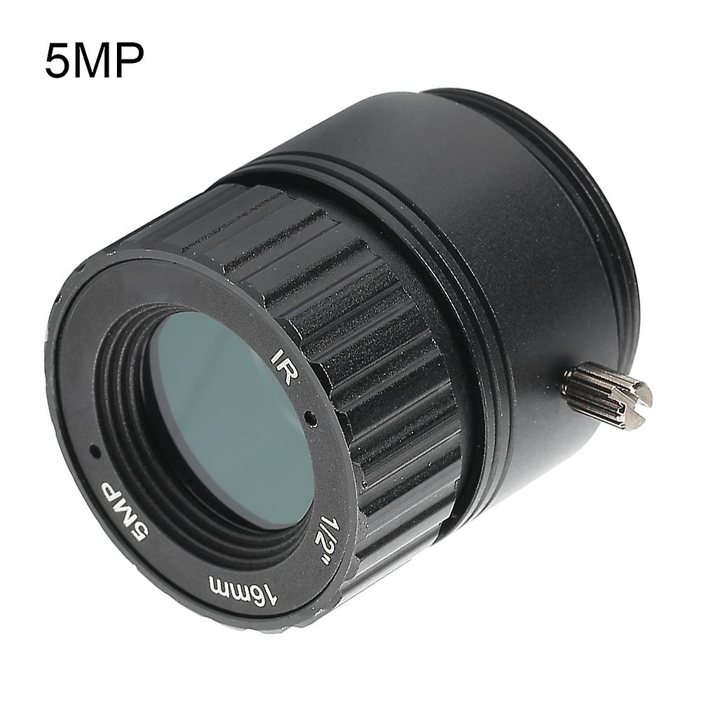 CCTV σταθερό φακό 16 mm 5 MP High Definition CS mount για κάμερα ασφαλείας