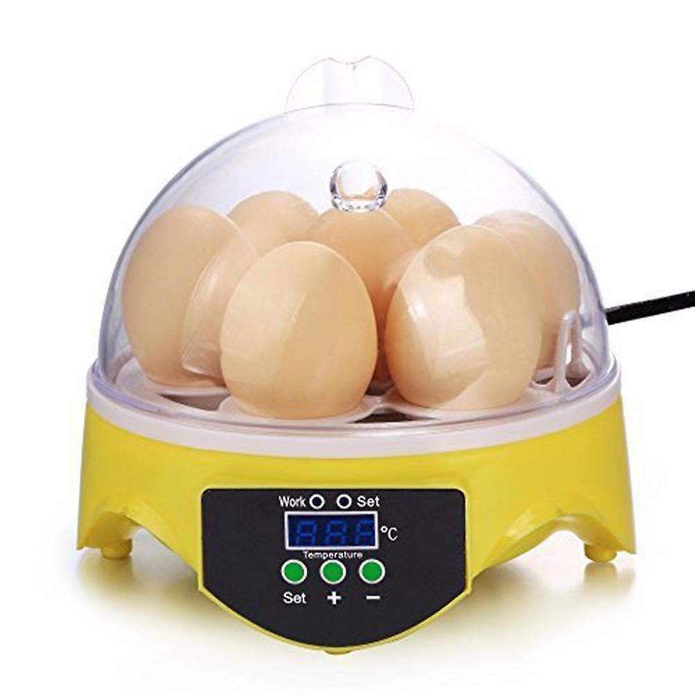 Automatisk fjærfe 7 egg inkubator temperaturkontroll