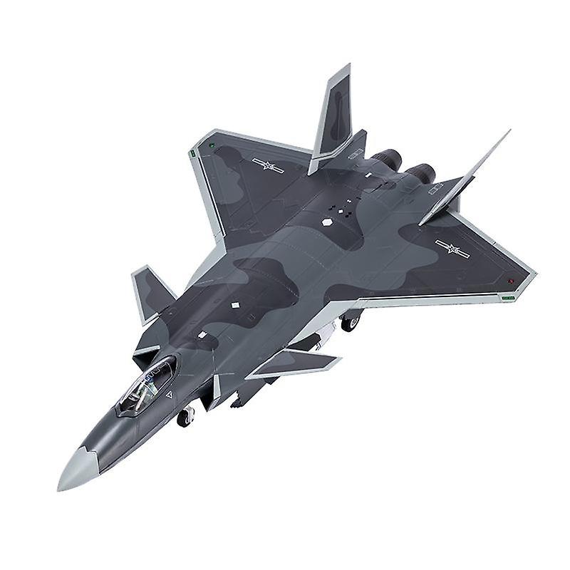 J-20 aircraft model simulation fighter alloy military finished aviation ornaments collection toy mod