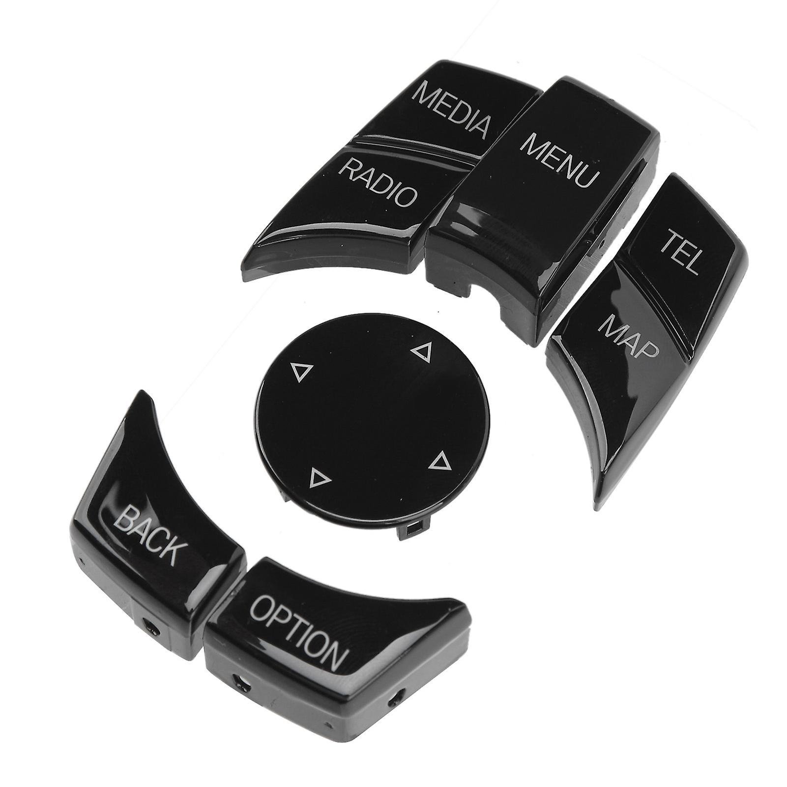 Central Console Multimedia Button Kit Glossy Black for E84 E70 E71