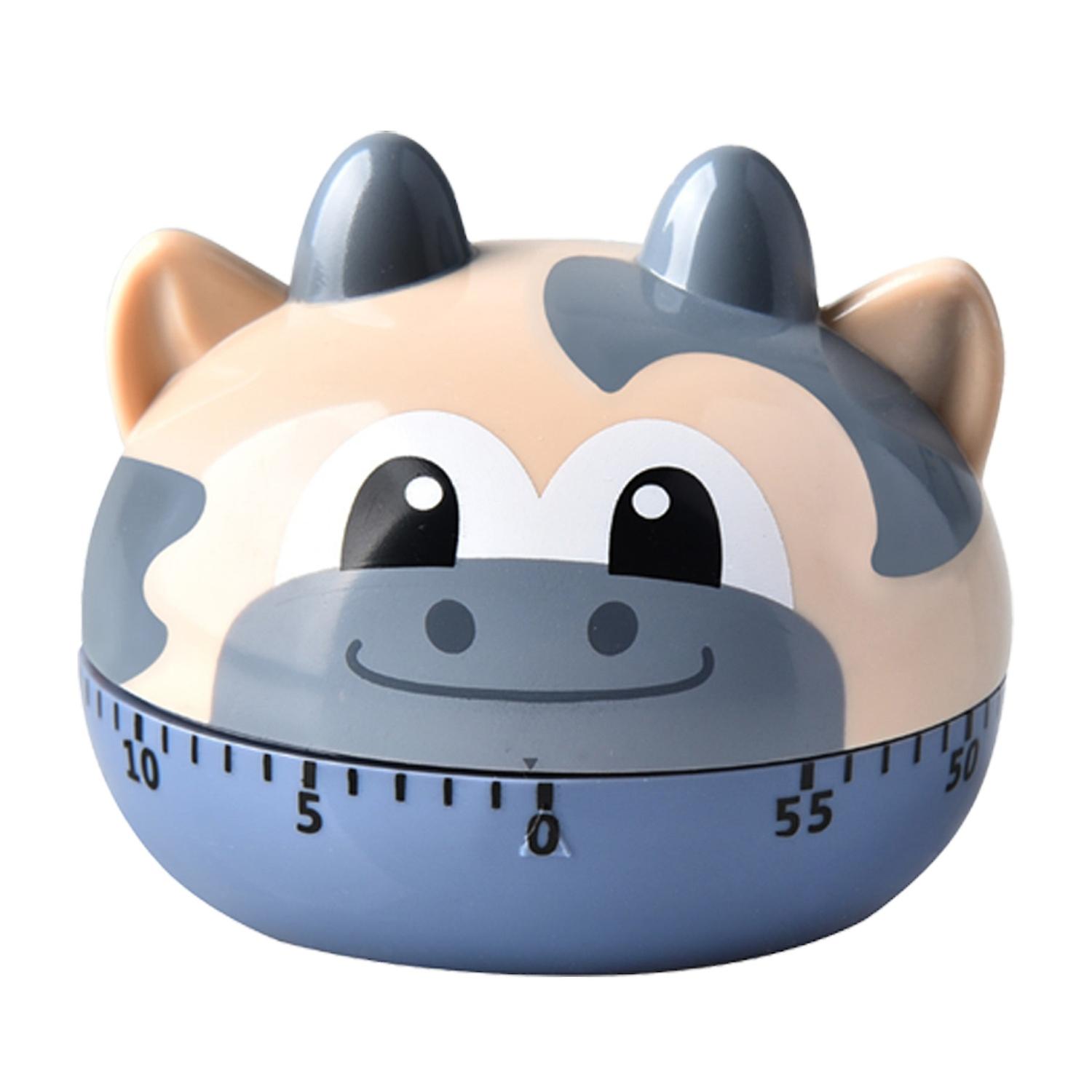BoSaiD Timer Mechanical 60 Minute ABS Portable Cartoon Animal Timer for Kitchen