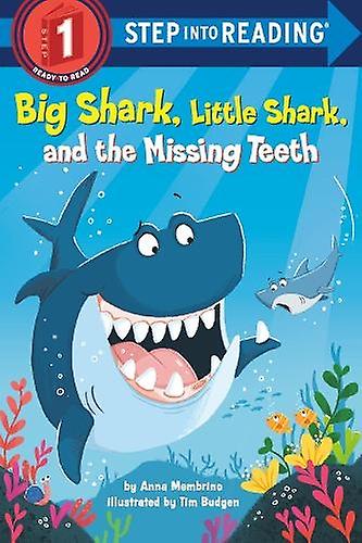 Big Shark Little Shark And The Missing Teeth by Tim Budgen Paperback Book