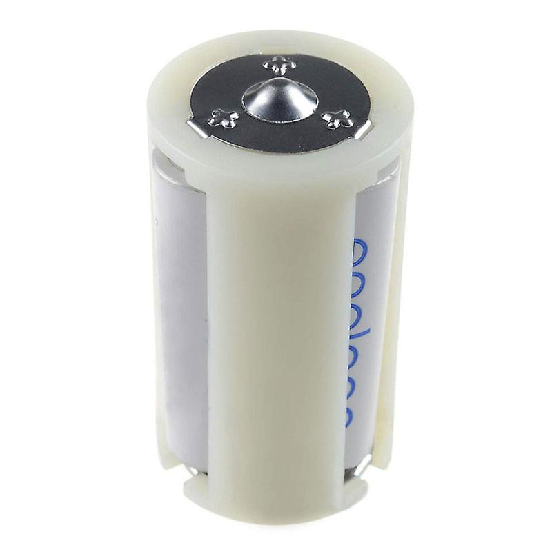 4PCS Translucent AA to Size D Battery Converter Adapter Case AA Battery Case