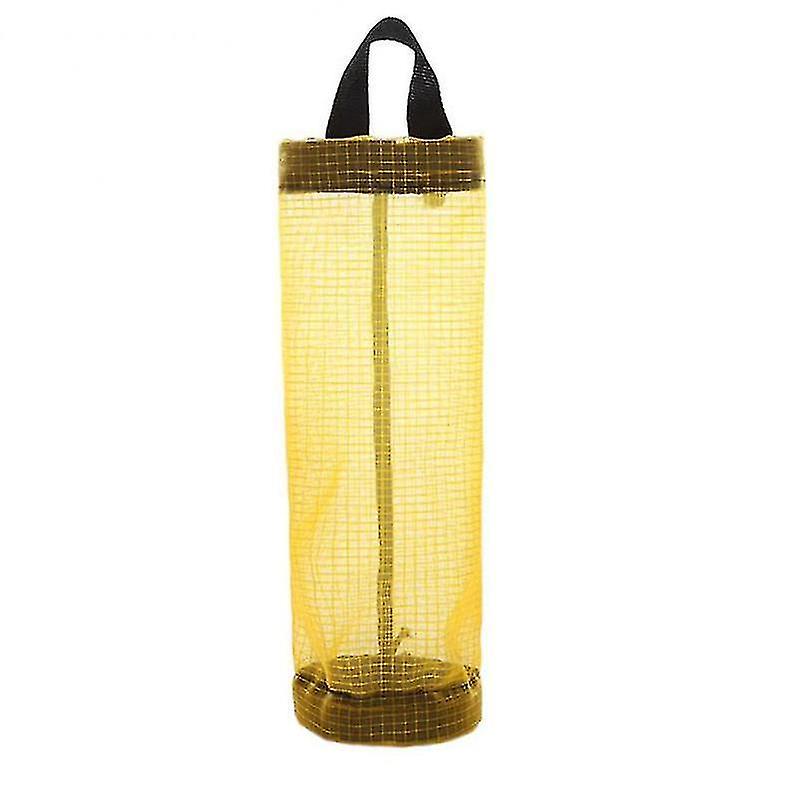 Plastic Bag Holder 2 Packs Mesh Hanging Storage Dispensers black 2 Packs