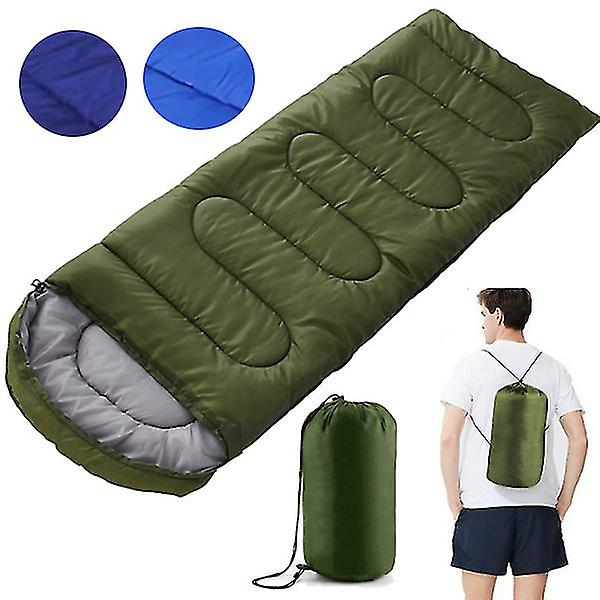 1 Season Summer Single Sleeping Bags Camping Rectangular Envelope