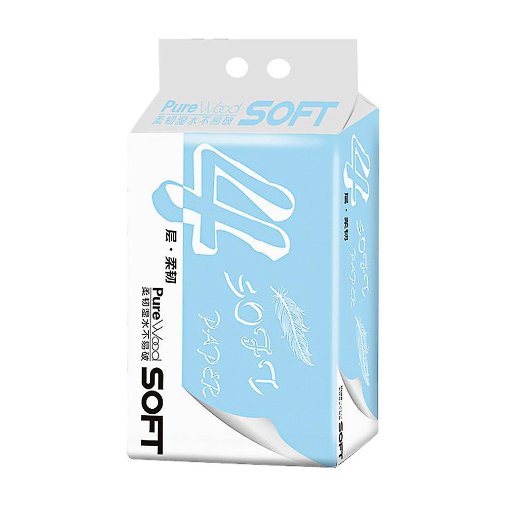 6Rolls 4Layers Toilet Roll Paper Thick Strong Towels Bulk Coreless Tissues Food Grade Napkins Family Affordable