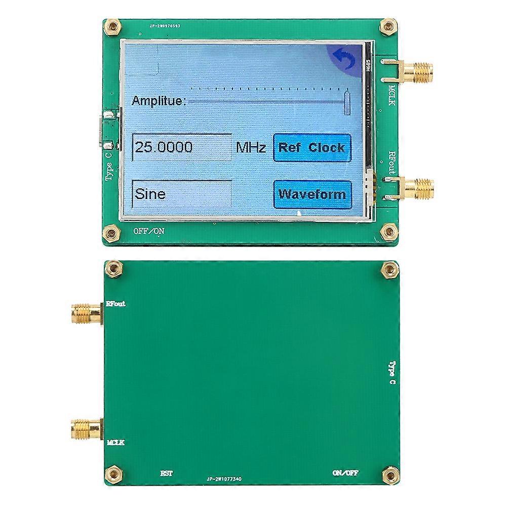 AD9833 TFT Full Touch Screen Signal Generator DDS Source Dot Frequency for Sine / Triangle / Square Wave
