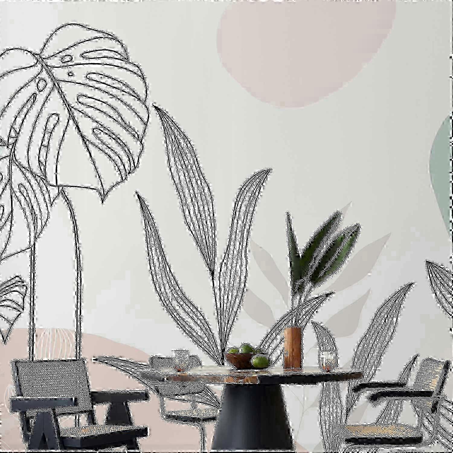 Wall Mural - Leaves in Pastels