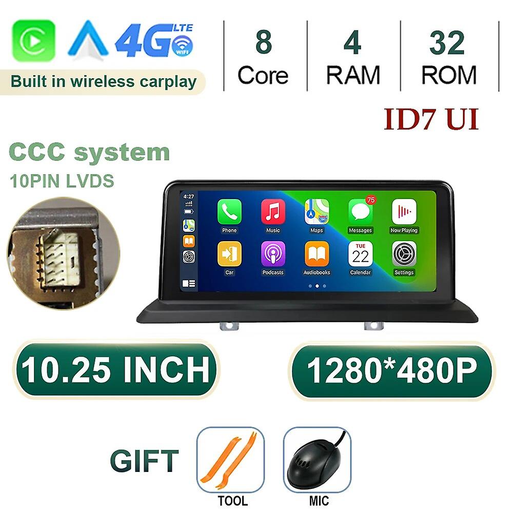 Car Multimedia Player Android 12 System For Bmw E81 E82 E87 E88 Wifi Sim Carplay Bt Ips Touch Screen Ccc Cic Gps Navi Stereo