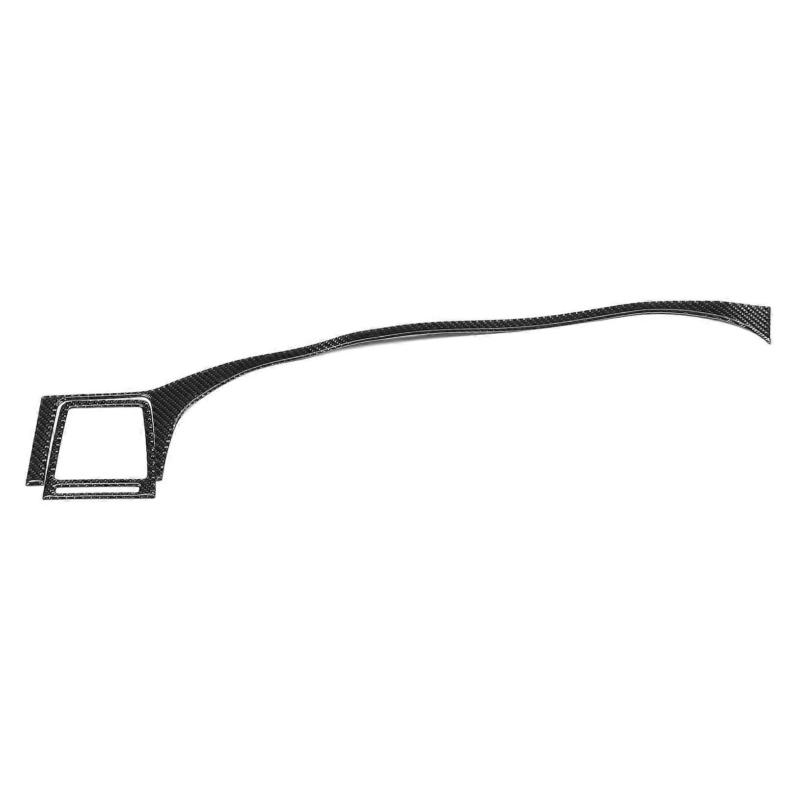 Κεντρικό κάλυμμα ταμπλό AC Vent Outlet Trim Carbon Fiber Decor Fit για Dodge Challenger 0814 LHD