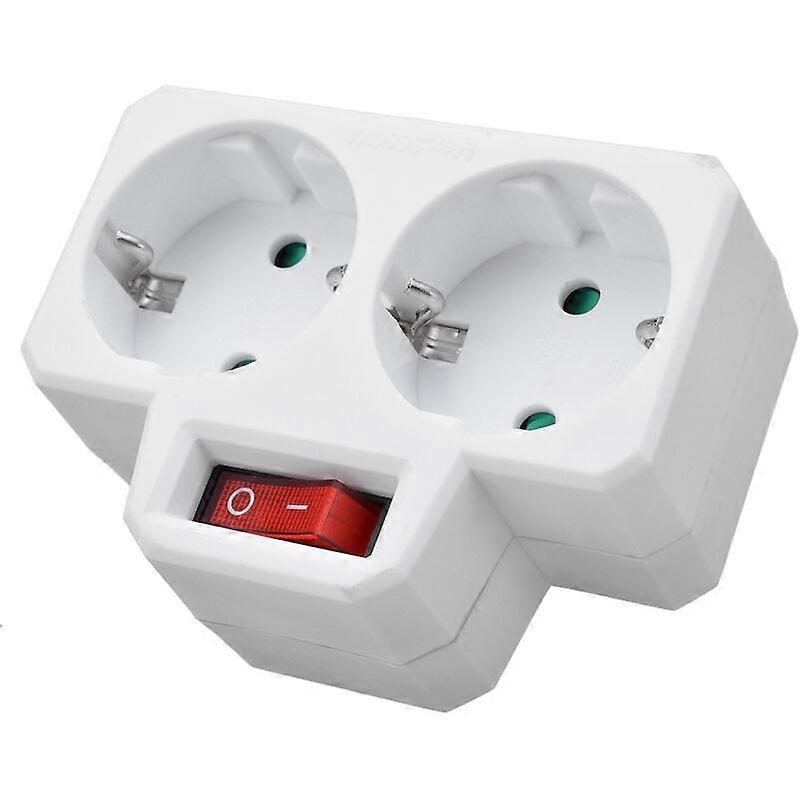 16A with switch White - White