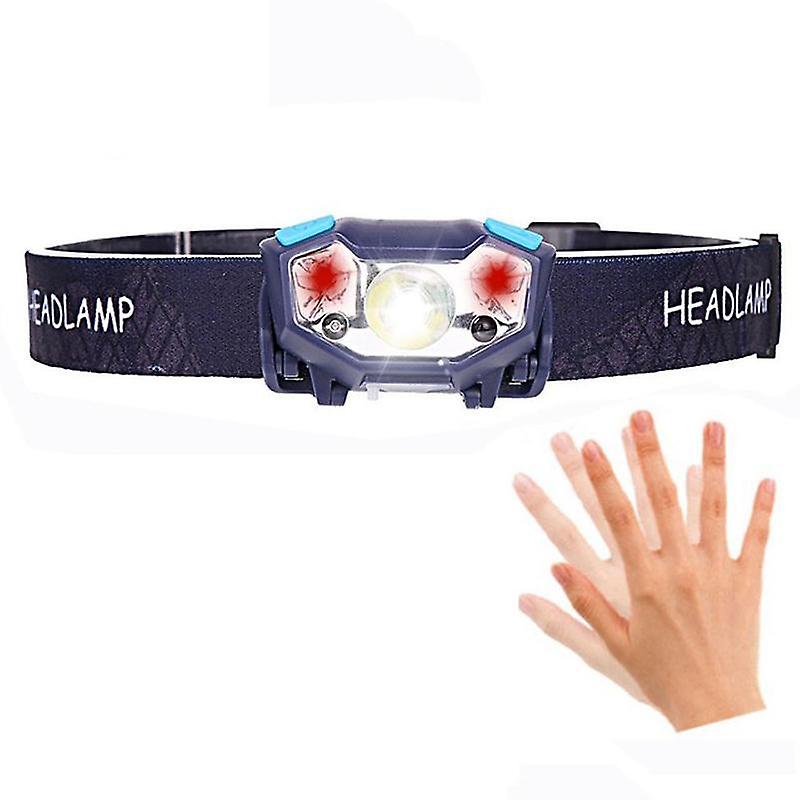 Led 5 Modes Headlamp 950mah Battery Usb Interface Motion Sensor Led Headlamp