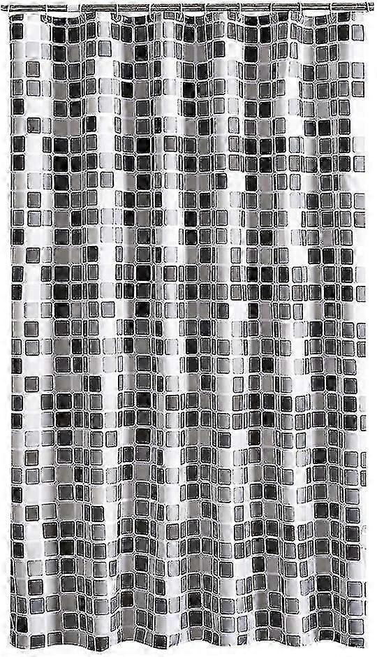 Mildew-Resistant Antibacterial Shower Curtain