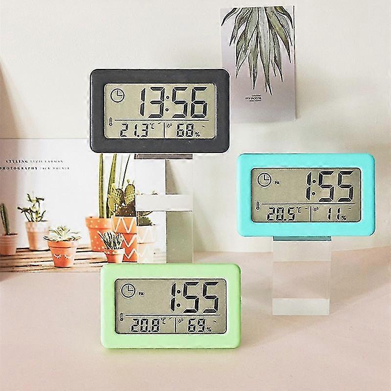 Mini Lcd Digital Table Dashboard Desk Electronic Clock For Desktop Home Office Silent Desk Time Display Clock