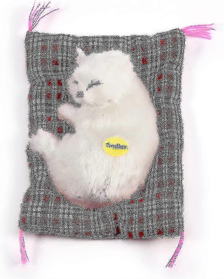 Cat Plush Simulation Games Sleeping With Bed Matte Durable Mat Vocalize Meo