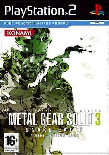 Metal Gera Solid 3 Snake Eater (PS2) - PAL - Neu & Versiegelt