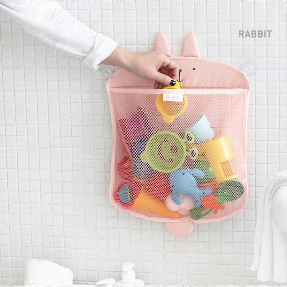 Bathroom Strong Suction Cups Wall Mount Organizer - Bath Toy Storage