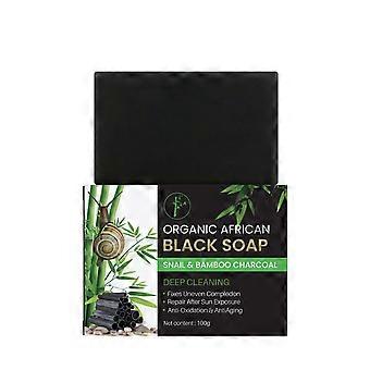 Activated Charcoal Black Soap Bar  Face And Body Soap Natural Facial Cleanser Certified Vegan Handm
