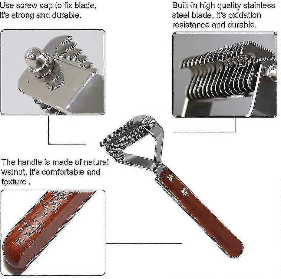 Coat King Rake 14-blade Rake Pet Undercoat Rake,professional Pet ...